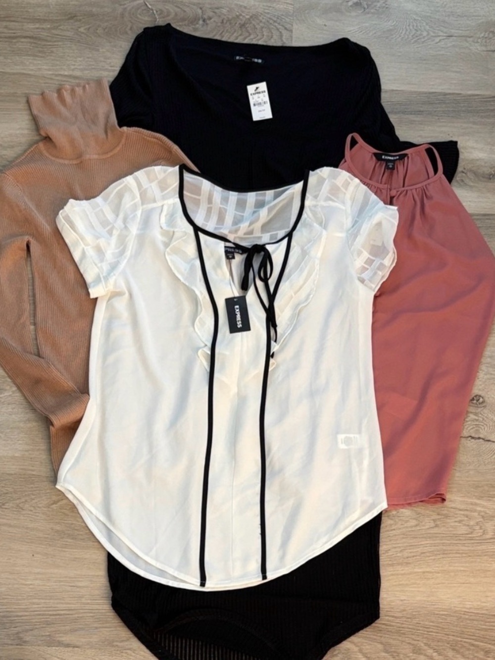NWT EXPRESS XS bundle work office business casual minimalist capsule wardrobe